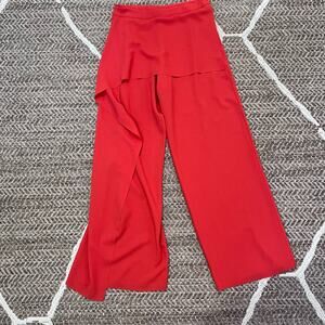 Crea Concepts Ruffle skirt Overlay pants Sz 36/ US 6